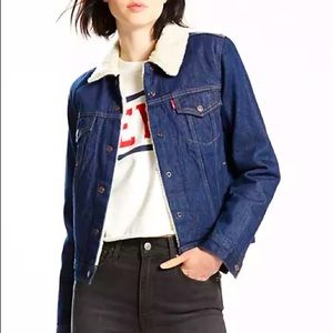 Levi’s Sherpa Original Trucker Jacket Size L